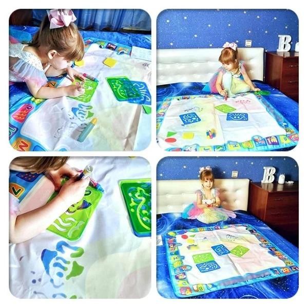 Tapete Mágico de Desenho Aquático Montessori - Educacional para Crianças Imagem de Tapete Mágico de Desenho Aquático Montessori - Educacional para Crianças