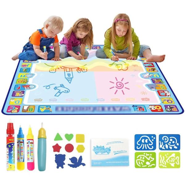 Tapete Mágico de Desenho Aquático Montessori - Educacional para Crianças Imagem de Tapete Mágico de Desenho Aquático Montessori - Educacional para Crianças