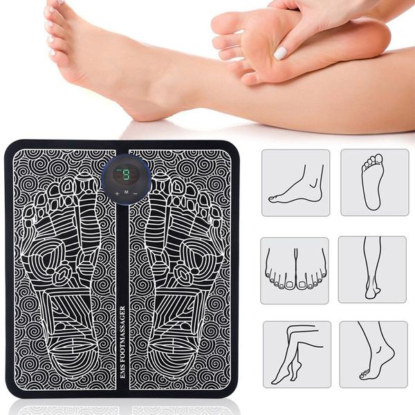 Imagem de Tapete Massageador Eletrico de Pes Pernas Bem Estar Reflexologia Massagem Muscular Relaxante