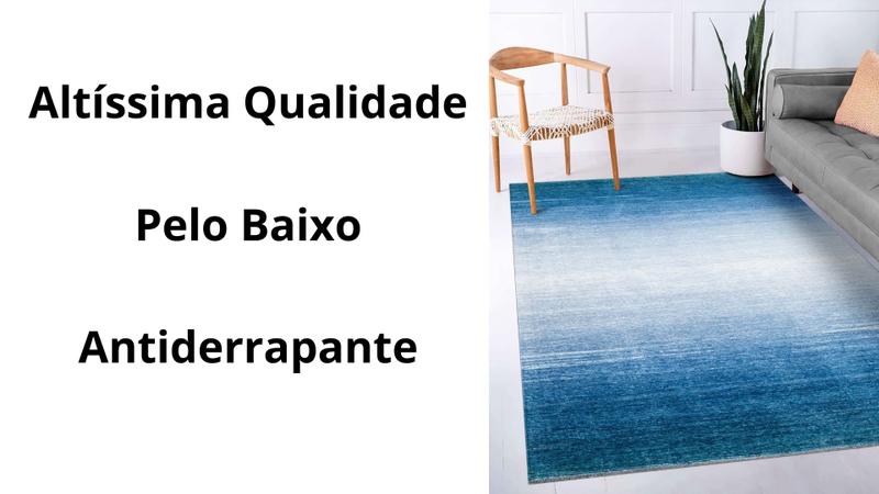 Imagem de Tapete Mescla 2,00X2,50Mts Decorativo Sala Quarto Escritório Hall Recepção Turco Persa Pelo Curto