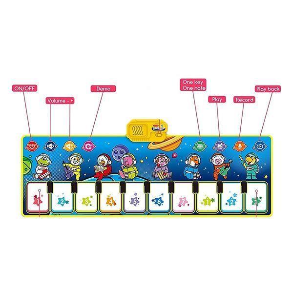 Imagem de Tapete Musical Infantil Piano Music Mat Para Crianças Bebês