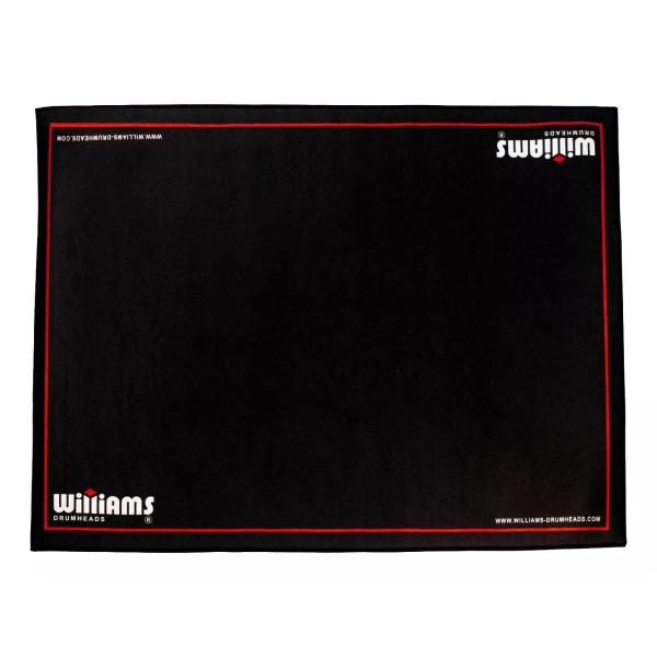 Imagem de Tapete Para Bateria Williams 180x140 Preto Antiderrapante