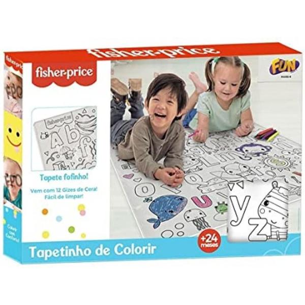 Imagem de Tapete Para Colorir C/ Giz De Cera - Fun F0055-8