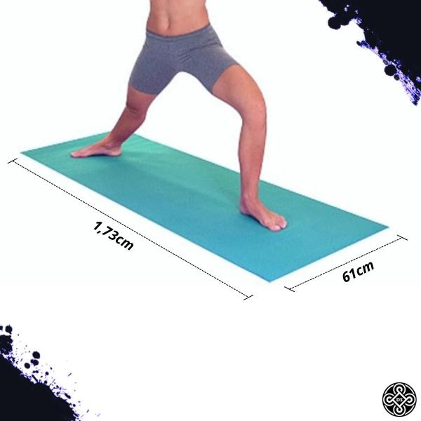 Imagem de Tapete Para Exercicios Yoga Ginástica 1,73cm Antiderrapante