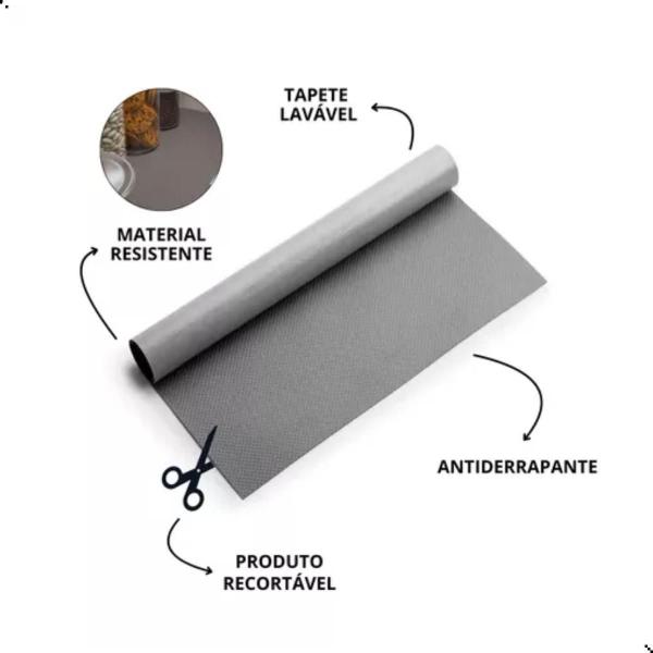 Imagem de Tapete Para Gaveta Antiderrapante Eva 2000X500Mm Sas