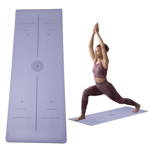 Imagem de Tapete para Yoga Pilates Grosso 10mm Premium Esteira Tatame Exercícios Físicos Super Resistente Grande Emborrachado Treino Silencioso Ginástica Fitnes