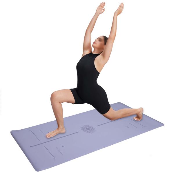 Imagem de Tapete para Yoga Pilates Grosso 10mm Premium Esteira Tatame Super Resistente Grande Emborrachado Exercícios Físicos Treino Academia em Casa Silencioso