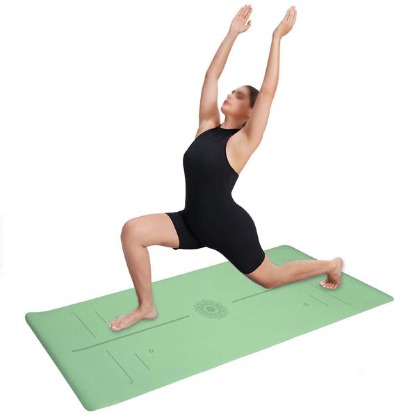 Imagem de Tapete para Yoga Pilates Grosso 10mm Premium Esteira Tatame Super Resistente Grande Emborrachado Treino Academia em Casa Silencioso Ginástica Fitness 