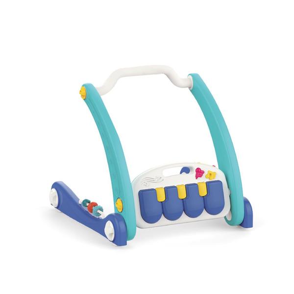 Tapete Piano de Atividade e Andador PlayWalker Azul Maxibaby - Maxi Baby Imagem de Tapete Piano de Atividade e Andador PlayWalker Azul Maxibaby