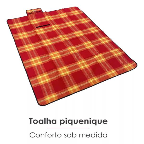 Imagem de Tapete Piquenique À Prova D'água Portátil Dobrável 130x170cm