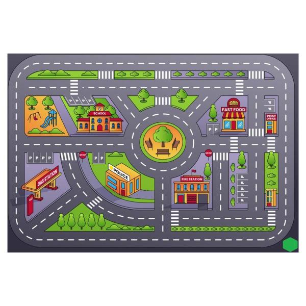 Tapete Pista Carrinhos Corrida Hot Cidade Grande - Grico Imagem de Tapete Pista Carrinhos Corrida Hot Cidade Grande