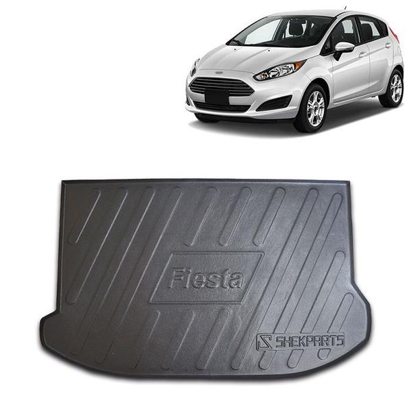 Imagem de Tapete Protetor Bandeja De Porta Malas New Fiesta Hatch 2012 2013 2014 2015 2016 2017 Em Relevo