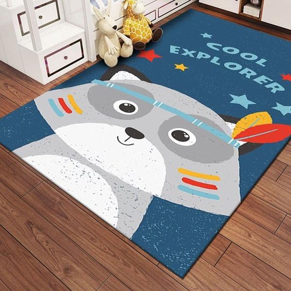 Imagem de Tapete Quarto Infantil Belga Kids Base Antiderrapante 1,00 x 1,40 Estampas Divertidas