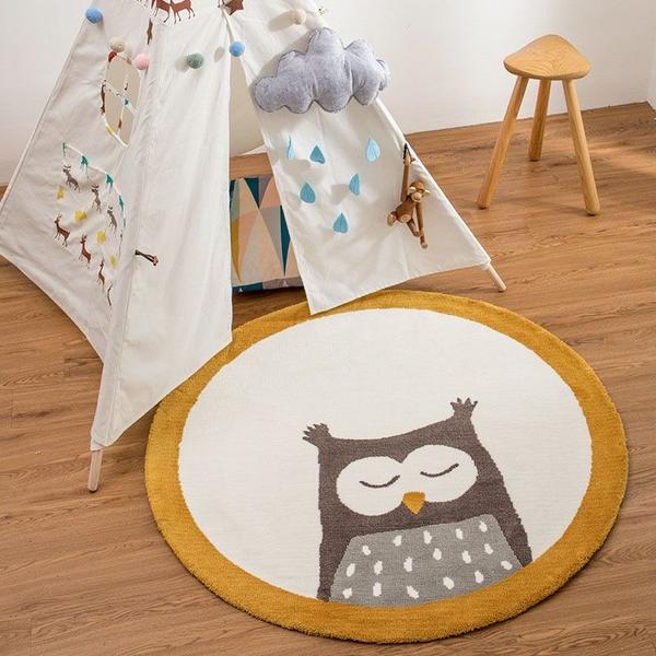 Imagem de Tapete redondo Wokex Luxury Floor Mat Baby Play Mat 45 cm