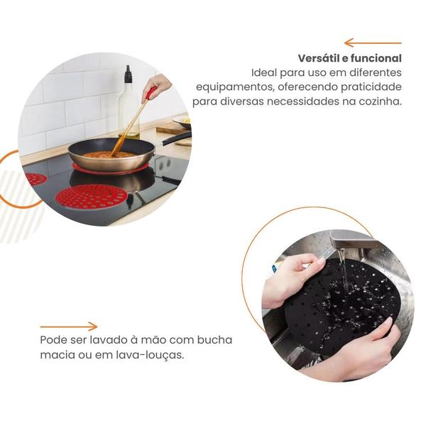 Imagem de Tapete Silicone Para Airfrayer Fritadeira Protetor Antiaderente 