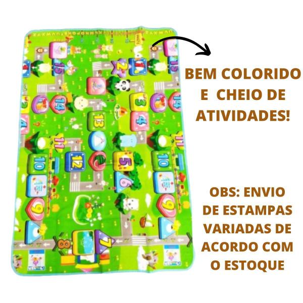 Imagem de Tapete Tatame Educativo De Atividades Térmico Bebê Interativo 115x180cm