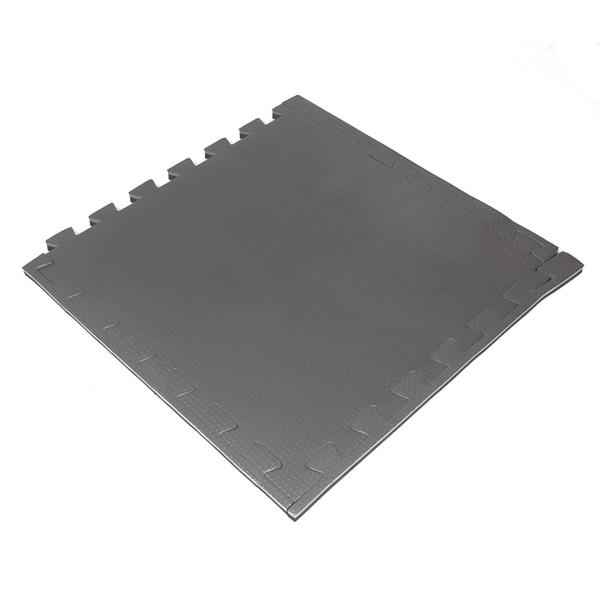 Tapete Tatame EVA 100x100x2cm 20mm Escola a sua Cor Preto e Cinza Escuro - Eva Sola Imagem de Tapete Tatame EVA 100x100x2cm 20mm Escola a sua Cor Preto e Cinza Escuro