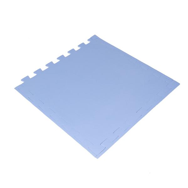 Imagem de Tapete Tatame EVA 100x100x2cm 20mm Escolha a sua Cor Azul Claro