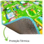 Imagem de Tapete Tatame Infantil Dobravel Grande Quarto Bebê 1,80 x 2,00