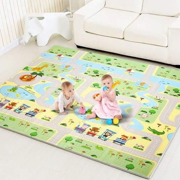 Imagem de Tapete Tatame Térmico Gigante  Infantil Bebe Atividades Educativo Lavável 150X180CM