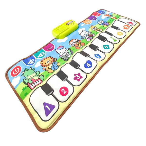 Imagem de Tapete Teclado Musical Touch Infantil Tummy Time Bebê: