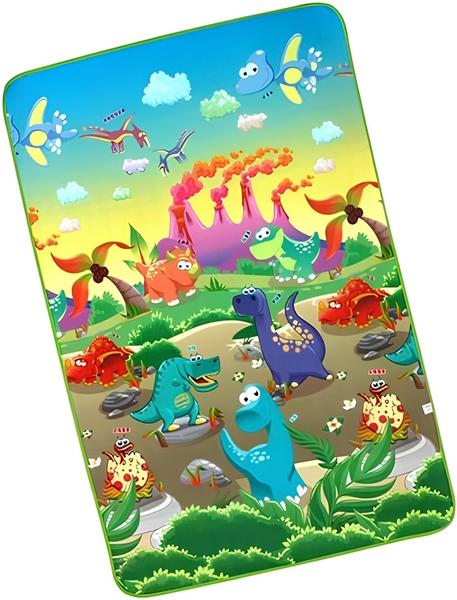 Imagem de Tapete Térmico Infantil Atividades Dinossauros 100Cm X 180Cm