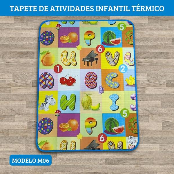 Imagem de Tapete Térmico Infantil Portátil Para Atividades Bebês M06