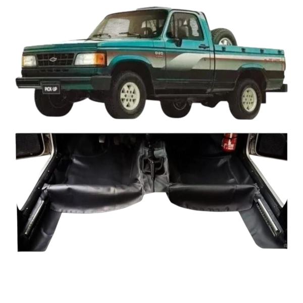 Imagem de Tapete Vinil Chevrolet CAMINHAO D20 C20 D40 Simples 1992-96 