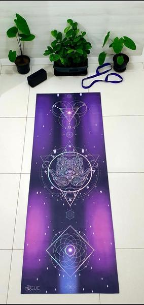 Imagem de Tapete Yoga Aveludado Mat Yogue Hand Estampado Premium