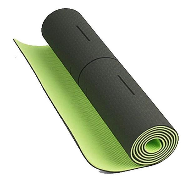Tapete Yoga Linha de Posição TPE Pilates Anti-slip Exercício - OCCY Imagem de Tapete Yoga Linha de Posição TPE Pilates Anti-slip Exercício
