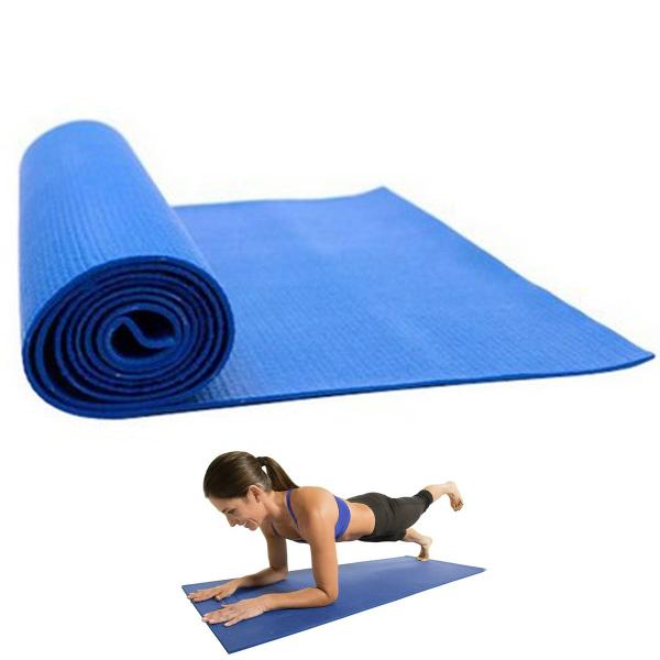 Imagem de Tapete Yoga Tatame Esteira Pilates Treino Fisioterapia Musculaçao Funcional Ginastica Alongamento Corpo Meditaçao Ioga