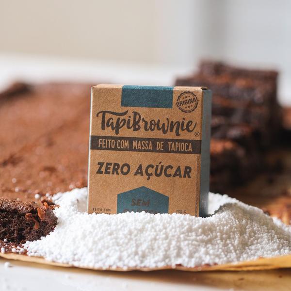 Tapibrownie Zero Açúcar 12 unidades Chocolate Sem Glúten Imagem de Tapibrownie Zero Açúcar 12 unidades Chocolate Sem Glúten