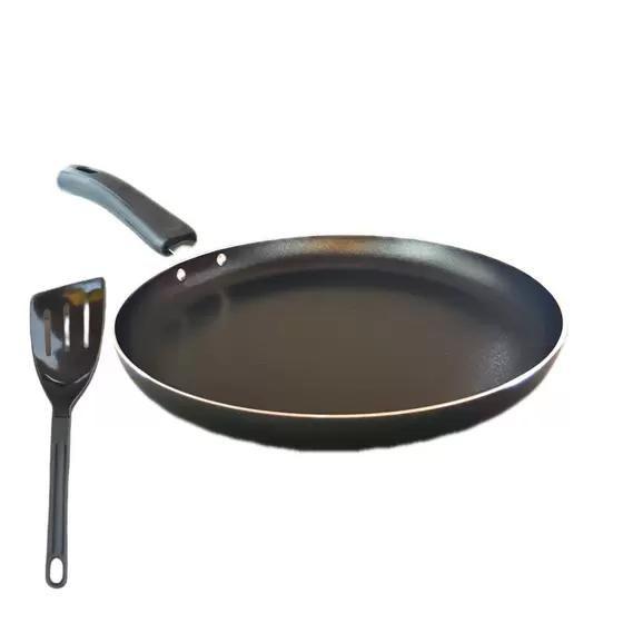 Imagem de Tapioqueira, Crepeira e Frigideira Tamanho 22cm Antiaderente Com 5 Camadas De Teflon - Marcolar