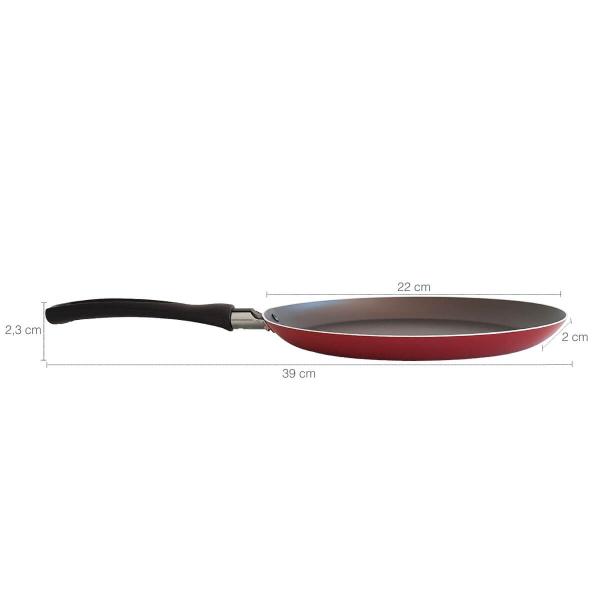 Tapioqueira Frigideira Antiaderente Pro-flon Panquequeira Panela Brinox Chilli Imagem de Tapioqueira Frigideira Antiaderente Pro-flon Panquequeira Panela Brinox Chilli