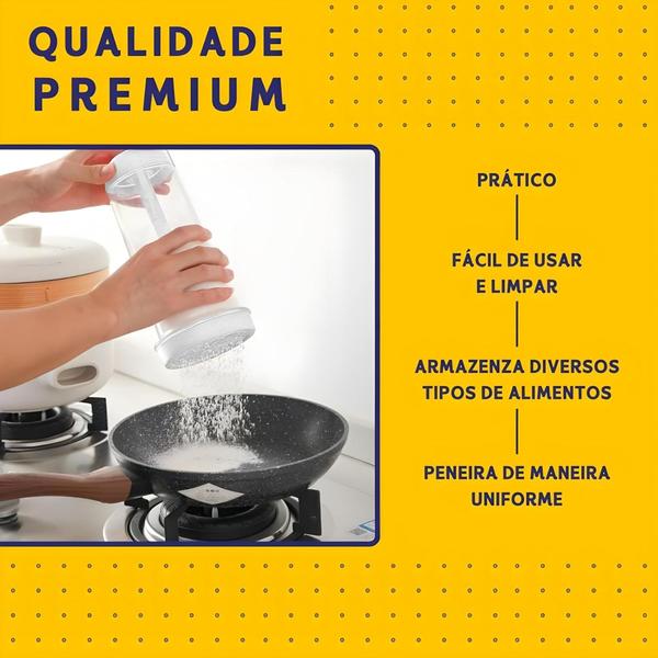 Imagem de Tapioqueira Peneira Polvilhador Porta Tapioca Crepioca