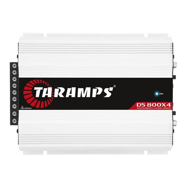 Imagem de Taramps DS800 X 4 Canais + 2 Cabos Rca + 2 Cabos Y Vermelho