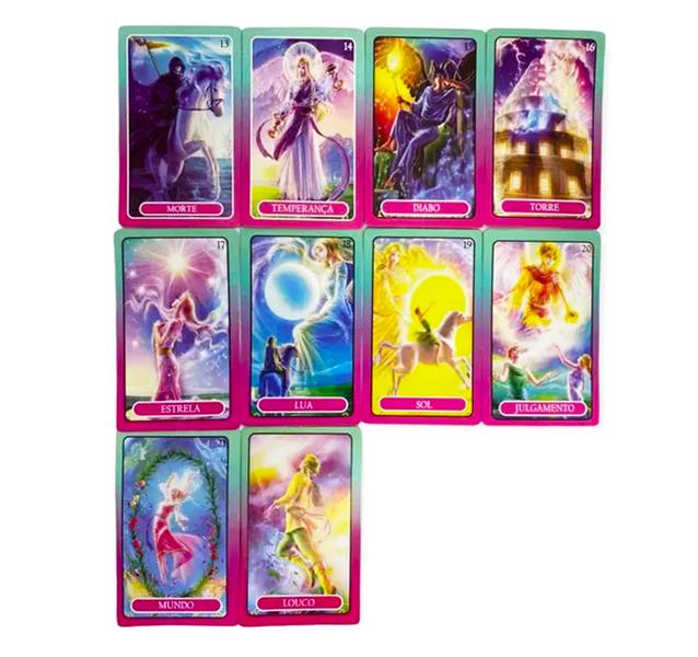 Imagem de Tarot dos Anjos completo com 22 Cartas + Manual Explicativo