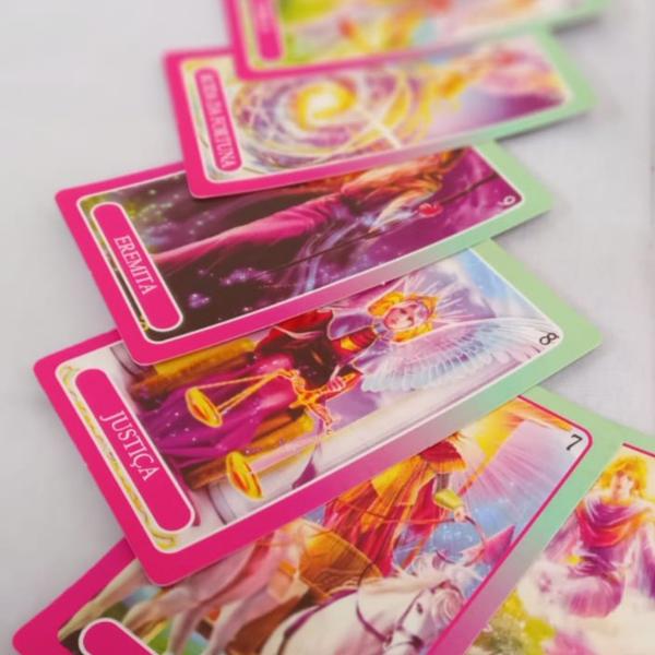 Imagem de Tarot Dos Anjos Deck 22 Cartas Oráculo Tarô + Manual