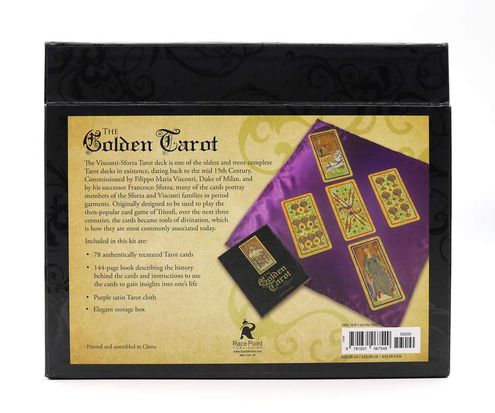 Imagem de Tarot the golden tarot - visconti sforza - original importado