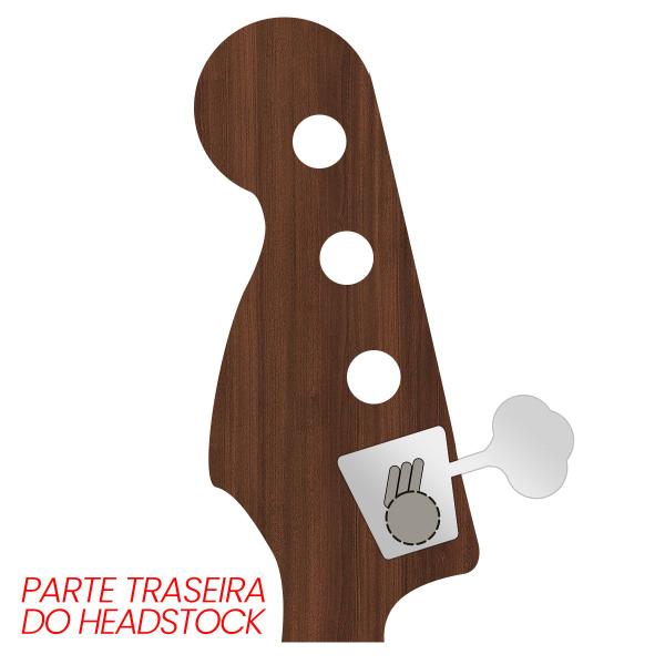 Imagem de Tarraxa Avulsa Vintage Baixo Jazz Bass Cromada Lado Direito