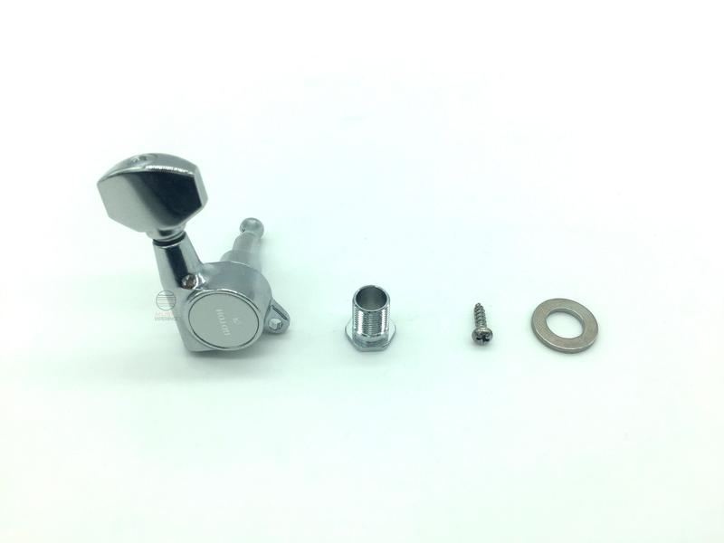 Imagem de Tarraxa Gotoh 6 linha SG381 07L p/ guitarra Cromado Standard