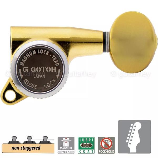 Imagem de Tarraxa Gotoh SG381-05 MGT Dourada Com Trava 6L