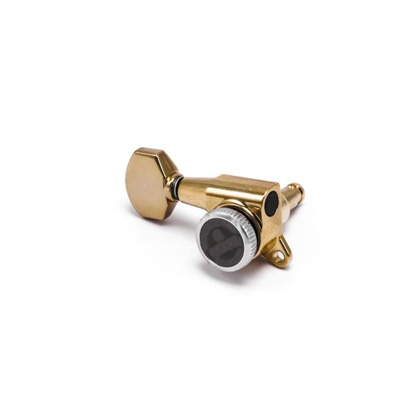 Tarraxa Gotoh SG38107 MGT Gold Dourada 3+3 com Trava para Guitarra Violão Aço Imagem de Tarraxa Gotoh SG38107 MGT Gold Dourada 3+3 com Trava para Guitarra Violão Aço