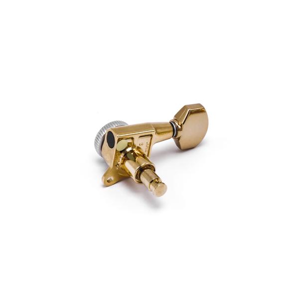 Tarraxa Gotoh SG38107 MGT Gold Dourada 3+3 com Trava para Guitarra Violão Aço Imagem de Tarraxa Gotoh SG38107 MGT Gold Dourada 3+3 com Trava para Guitarra Violão Aço
