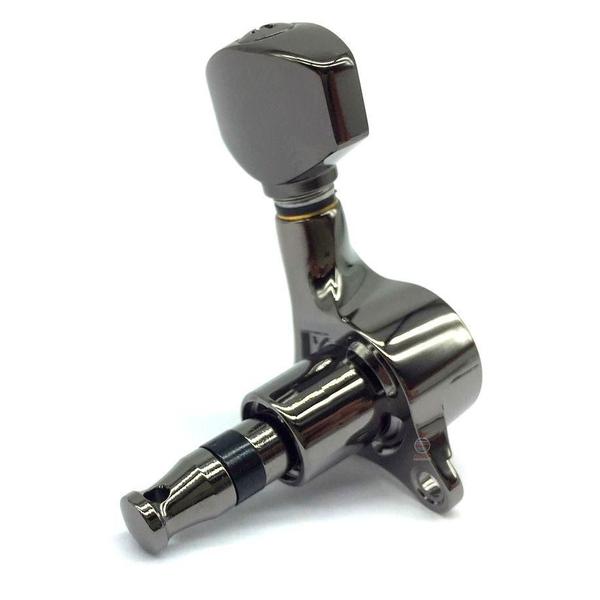 Imagem de Tarraxa guitarra Gotoh 3x3 SGS 510 cosmo black Made Japan