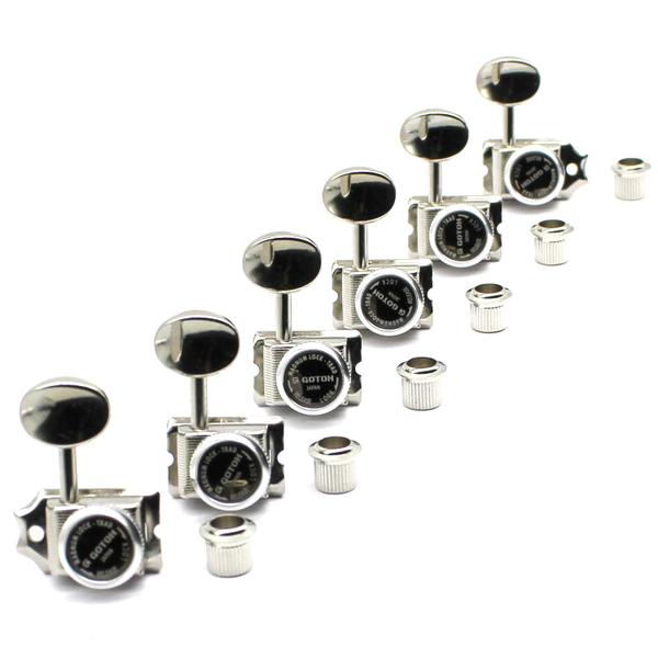 Tarraxa guitarra trava Gotoh 6 linha SD91 05M MGT L6 Niquel Imagem de Tarraxa guitarra trava Gotoh 6 linha SD91 05M MGT L6 Niquel