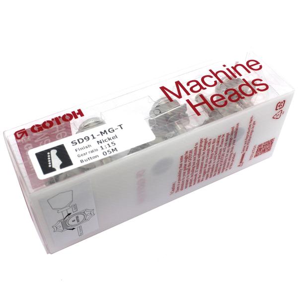 Tarraxa guitarra trava Gotoh 6 linha SD91 05M MGT L6 Niquel Imagem de Tarraxa guitarra trava Gotoh 6 linha SD91 05M MGT L6 Niquel