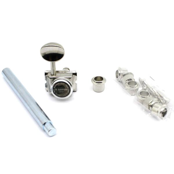Tarraxa guitarra trava Gotoh 6 linha SD91 05M MGT L6 Niquel Imagem de Tarraxa guitarra trava Gotoh 6 linha SD91 05M MGT L6 Niquel