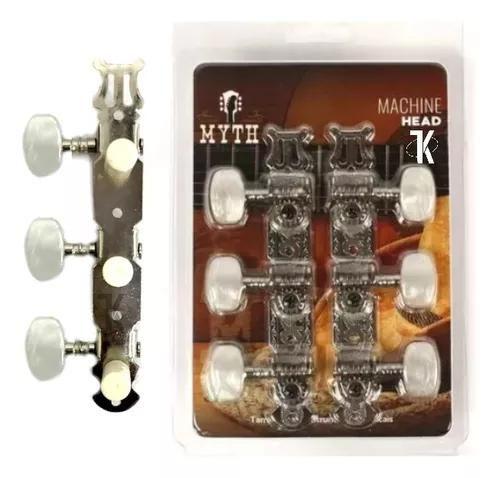 Tarraxa Myth para violão nylon e aço 6 Cordas - Pino Grosso - Spanking Imagem de Tarraxa Myth para violão nylon e aço 6 Cordas - Pino Grosso