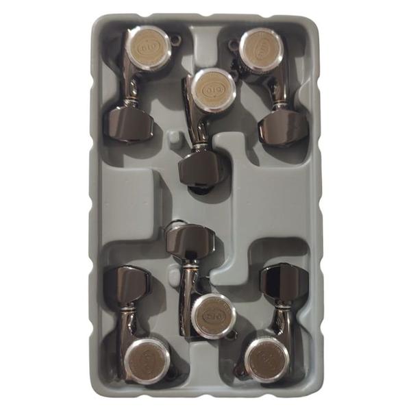Tarraxa para Guitarra Gotoh Cosmo Black SGS510 Trava MGT 6L Imagem de Tarraxa para Guitarra Gotoh Cosmo Black SGS510 Trava MGT 6L